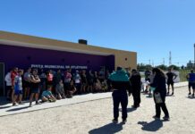 El Polideportivo sirvió de sede para las pruebas del ingreso por concurso al plantel municipal de Guardavidas