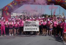 Quequén se vistió de rosa para concientizar sobre el cáncer de mama