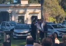 Rojas ya firmó, con Kicillof, el convenio para reforzar la seguridad