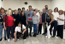 Con la compañía del intendente los jubilados disfrutaron de un colorido encuentro