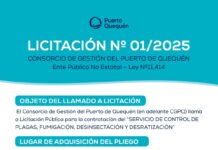 Puerto Quequén lanza licitación pública para la contratación del servicio de control de plagas