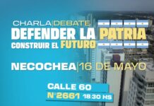 Llega la charla debate. «Defender la patria, construir el futuro»