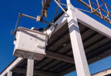 Tareas de limpieza y pintura en Puerto Quequén