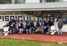 El bello entorno natural de Piscicultura fue fuente de inspiración para una investigación de alumnos del CEIA