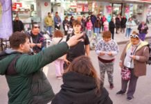 Casi 200 comercios adheridos, múltiples sorteos y el toque artístico pintaron un Neco Descuentos a puro éxito