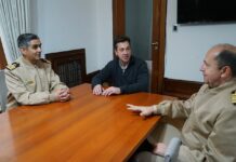 El Intendente recibió a autoridades de Prefectura Naval Argentina