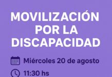 Convocan a movilización por la Ley de Emergencia en Discapacidad