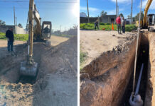 Trabajan en la segunda etapa de una obra clave para optimizar el sistema cloacal en el norte de la ciudad