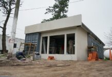 La remodelación y ampliación de la Comisaría de Quequén se encuentra en etapa de finalización de obra