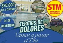 ¡Últimos 10 cupos para las Termas de Dolores!