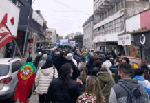 Necochea se movilizó en defensa de las universidades públicas tras el veto presidencial