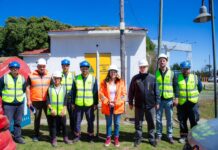 Jimena López recorrió las obras de infraestructura en los muelles 8, 9 y 10 de Puerto Quequén
