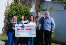 Velázquez y Blanco, presentes en Mar del Plata en acto en rechazo a las políticas de Milei