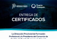 Puerto Quequén invita a entrega de certificados