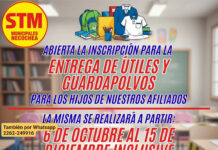 El STM recuerda que siguen abiertas las inscripciones para útiles escolares