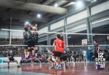 El Polideportivo Municipal fue sede para el espectáculo inaugural del Open Neco