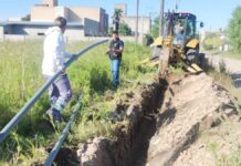 Numerosas intervenciones se realizaron para mejorar las redes de agua y cloaca