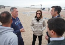 El Intendente presenció los Juegos Deportivos de Playa que convocaron a 1000 alumnos