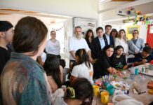 Recorrida de Rojas y Kicillof por la obra del Centro Integral Municipal