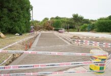 Se construyen nuevas bajadas inclusivas en las playas de Necochea y Quequén