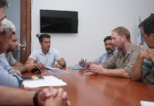 El intendente encabezó una reunión de coordinación ante jornadas de riesgo extremo de incendios