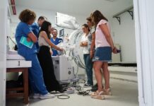 Tras el arribo del moderno Arco en C al Hospital Municipal se capacitó al personal técnico