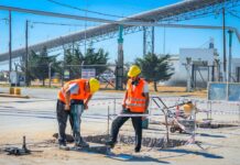 PUERTO QUEQUÉN REALIZA TAREAS DE MANTENIMIENTO Y LIMPIEZA