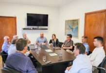 Puerto Quequén: Carrillo recibió a representantes de la Cámara de Actividades Portuarias