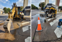 Intensificaron trabajos en redes de agua y cloacas durante la última semana de enero