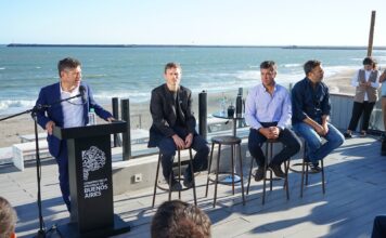 Kicillof anunció en Quequén el inicio de la planta de potenciación eléctrica para Necochea