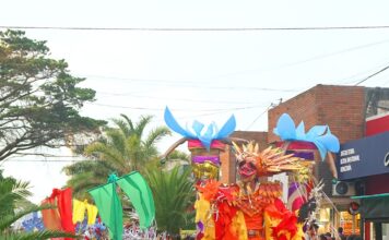 Necochea vivió una noche de fiesta, magia y color con el éxito del segundo Festival de Máscaras