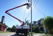 Sigue la modernización del alumbrado público en distintos puntos de la ciudad