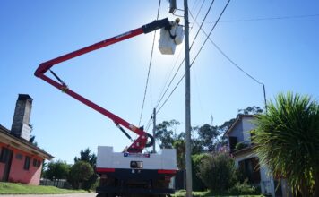 Sigue la modernización del alumbrado público en distintos puntos de la ciudad