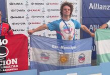 “Todos al Agua” se destacó en el Open Internacional de natación adaptada realizado en el CENARD