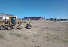 Se realizan importantes tareas de mantenimiento en el Polideportivo Municipal