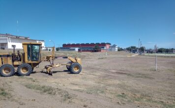 Se realizan importantes tareas de mantenimiento en el Polideportivo Municipal