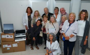 Con un nuevo ecógrafo y demás donaciones de la Cooperadora se fortalece la Guardia del Hospital Municipal