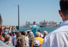 Mariano Carrillo, anunció obras clave: bacheo de la Av. Almirante Brown y el estudio para el refulado de las playas