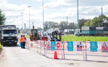 Comienza una obra clave en Avenida Almirante Brown