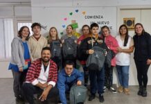Puerto Ciudad Inclusiva: entregó 40 mochilas escolares a la Escuela Especial Nº 503