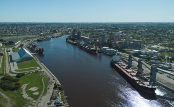Operatividad total en Puerto Quequén: los seis muelles operan en simultáneo