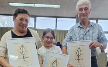 Entrega de reconocimientos en la Biblioteca Andrés Ferreyra a los socios más lectores