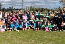 La Escuela Municipal de Hockey necochense participó en el Encuentro de Lobería