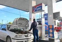 GNC: fuerte aumento en las estaciones locales