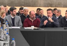 El Intendente llevó los planteos de Necochea a la mesa provincial de seguridad en Coronel Vidal