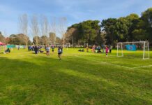 Encuentro deportivo en Mar del Plata