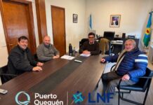 Carrillo recibió a las autoridades de la Liga Necochea de Fútbol
