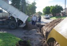 El Municipio ejecuta una obra clave para solucionar rebalses cloacales en Barrio Norte