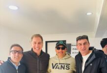 Dirigentes de La Libertad Avanza participaron de la reinauguración del Autódromo Juan Manuel Fangio de Balcarce