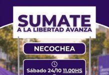 La Libertad Avanza Necochea realizará una jornada de afiliación este sábado 24 de octubre